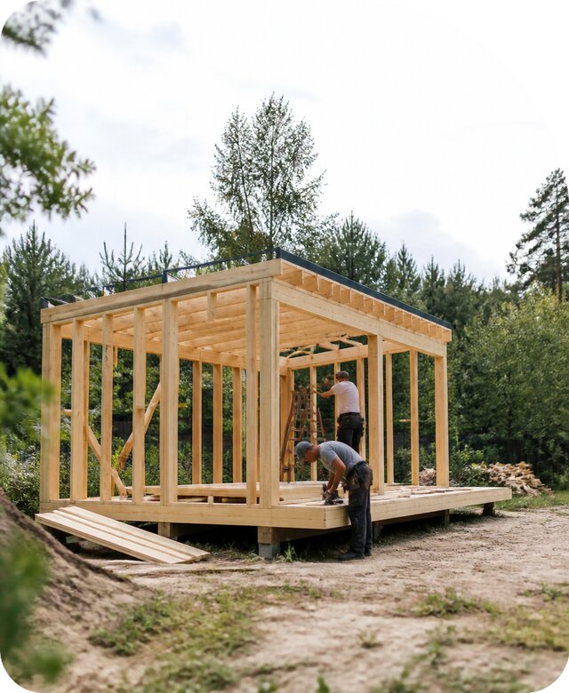 Строительство каркасных построек в Мурманске от 66833 р. | РадиДОМА-Мрм